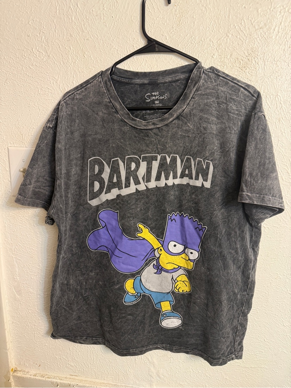Bartman The Simpsons Graphic Tee - Black